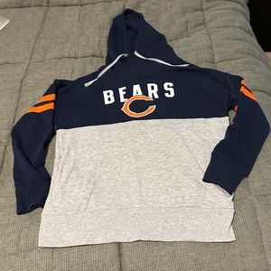 Chicago Bears Hoodie. Navy and Black. Size L. Never worn.